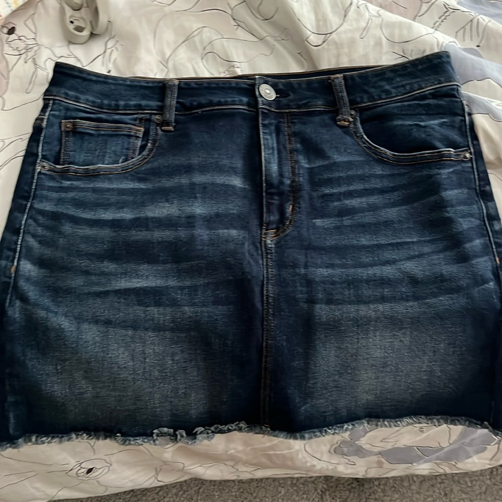 AE denim mini skirt